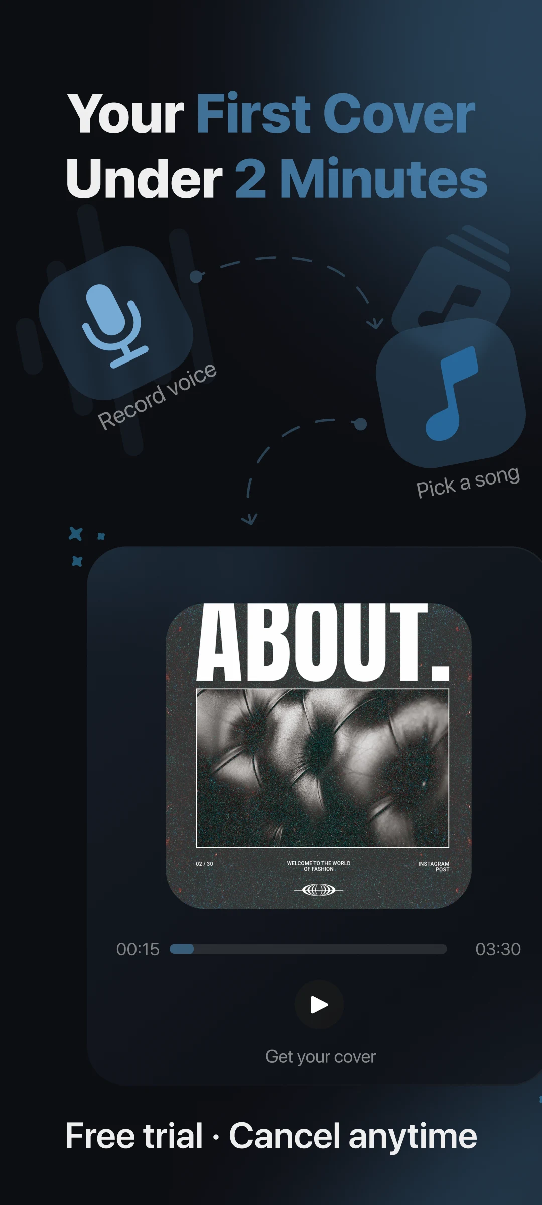 AI Music Cover Maker - Humlo screenshot
