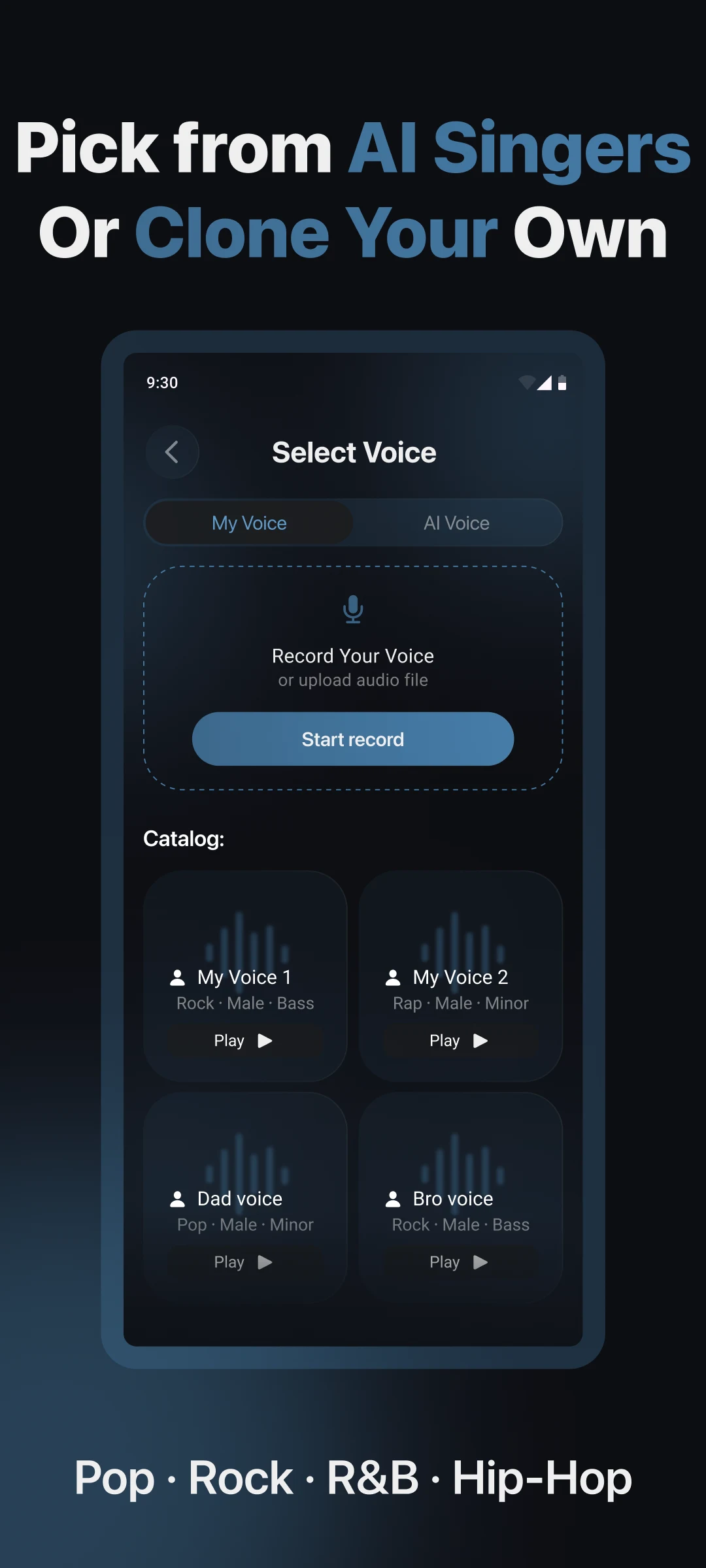 AI Music Cover Maker - Humlo screenshot